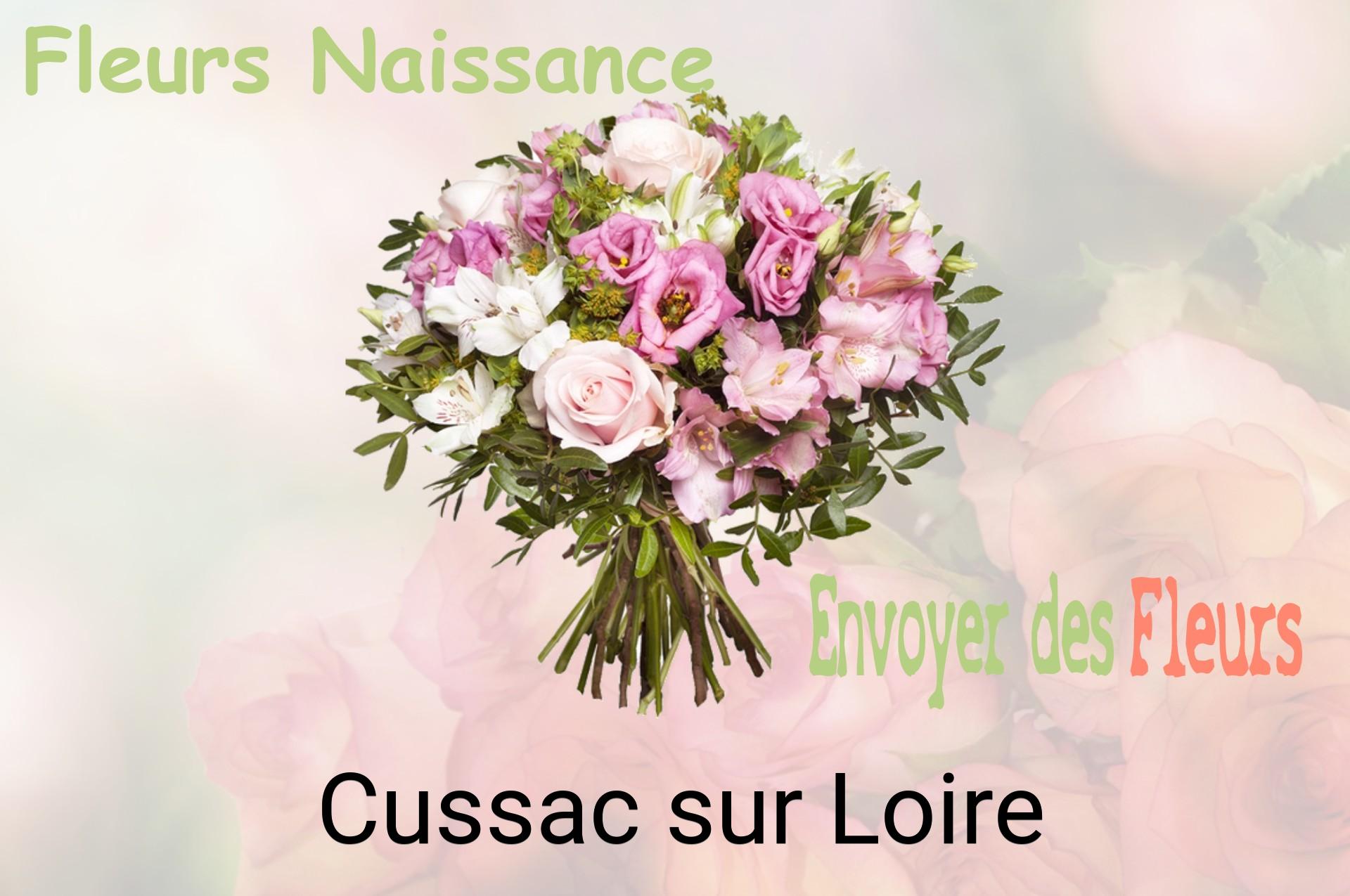 Bouquet de fleurs de naissance livré à Cussac-sur-Loire